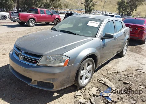 2013 Dodge Avenger Se из США, поврежденный, VIN 1C3CDZAB8DN566345